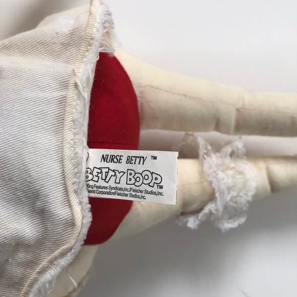 Betty Boop Nurse Betty official collectable plush doll from KellyToy 1999 - Picture 9 of 17